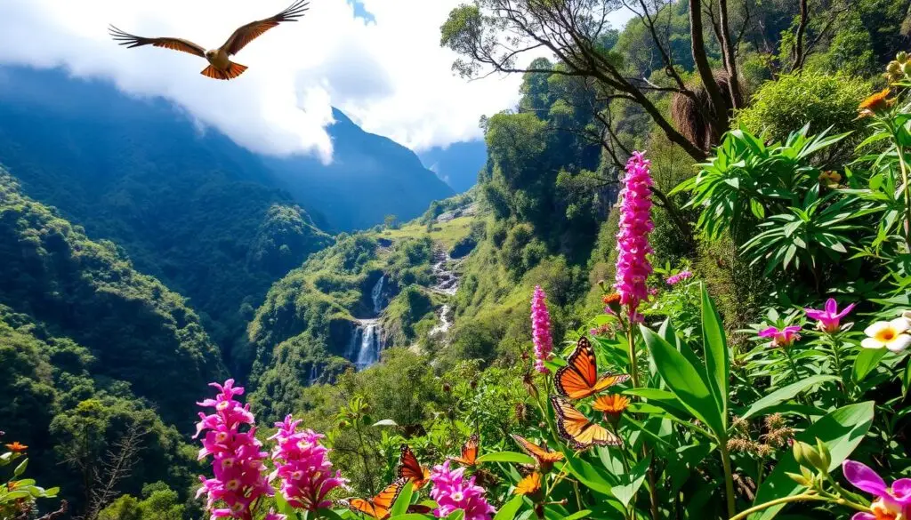 the biodiversity at choquequirao trek